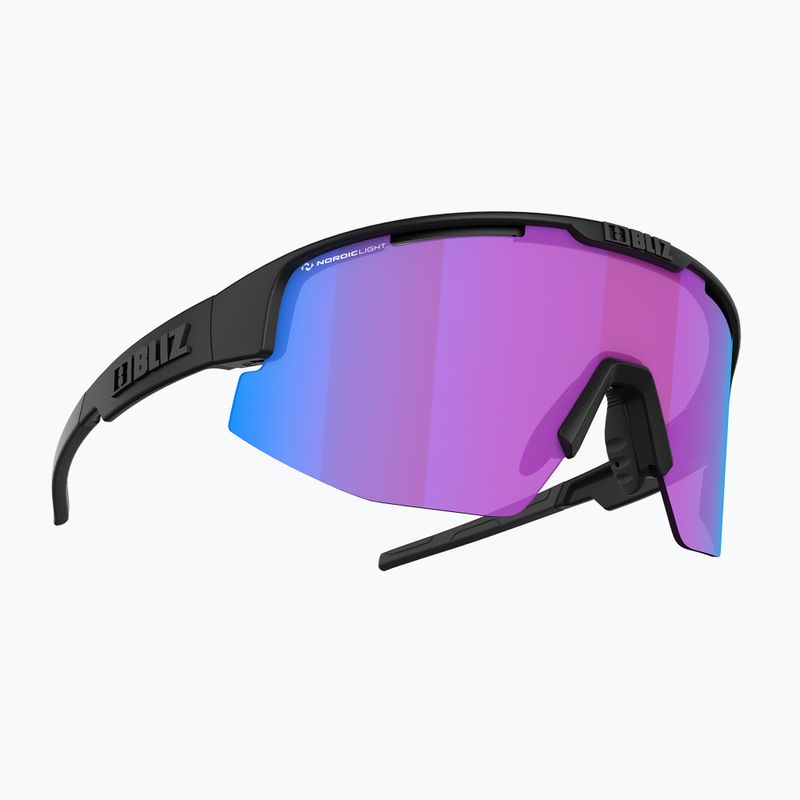 Okulary przeciwsłoneczne Bliz Matrix Nano Optics Nordic Light matt black/begonia/violet blue multi 2