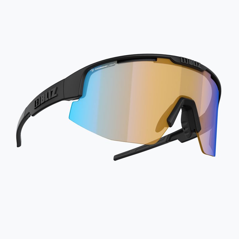 Okulary przeciwsłoneczne Bliz Matrix Small Nano Optics Nordic Light matt black/coral/orange blue 2