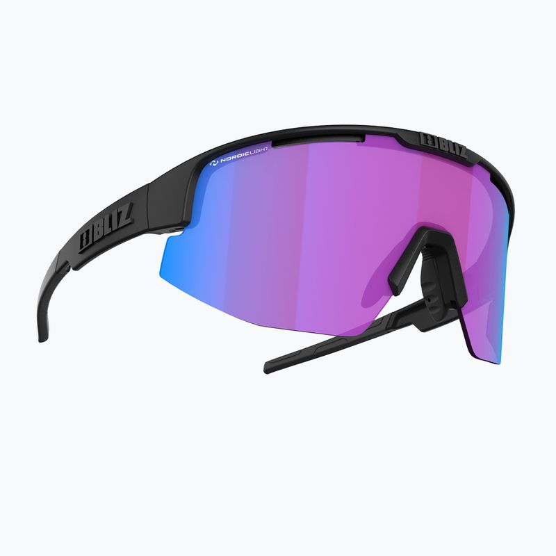 Okulary przeciwsłoneczne Bliz Matrix Small Nano Optics Nordic Light matt black/begonia/violet blue 2