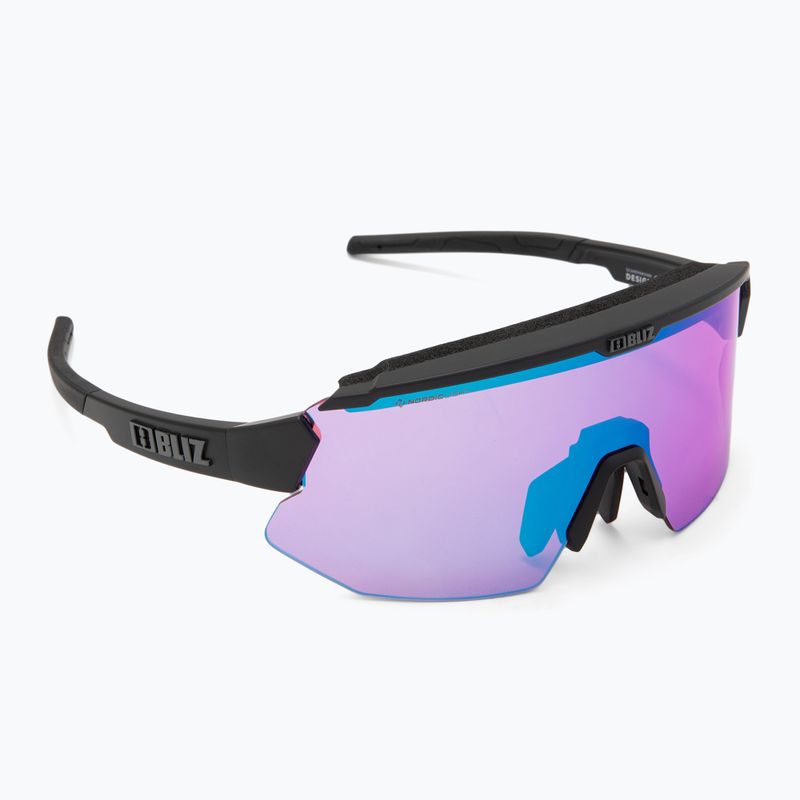 Okulary przeciwsłoneczne Bliz Breeze Small Nano Optics Nordic Light matt black/begonia/violet blue 2