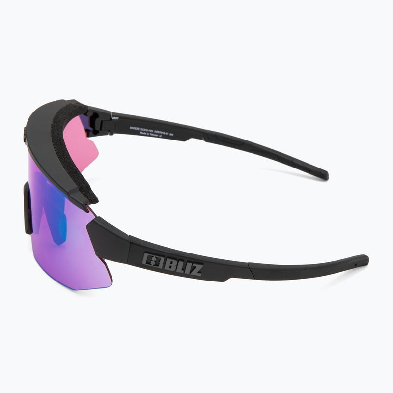 Okulary przeciwsłoneczne Bliz Breeze Small Nano Optics Nordic Light matt black/begonia/violet blue 5