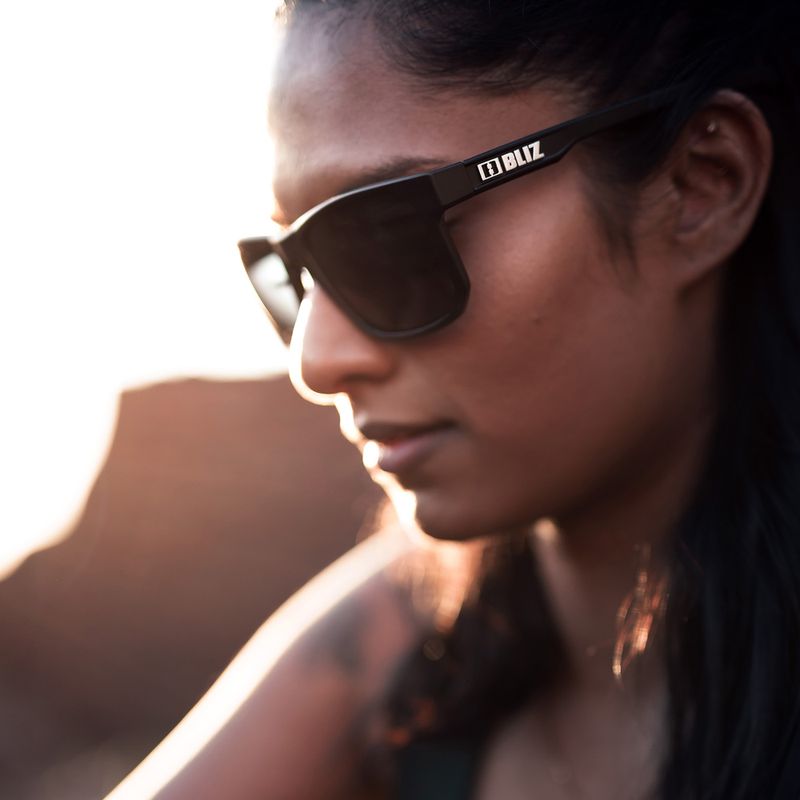 Okulary przeciwsłoneczne Bliz Ignite Polarized matt black/brown silver mirror 9