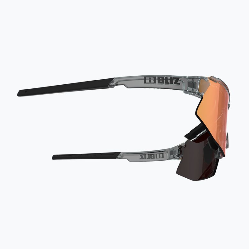 Okulary przeciwsłoneczne Bliz Breeze transparent dark grey/brown red multi/orange 6