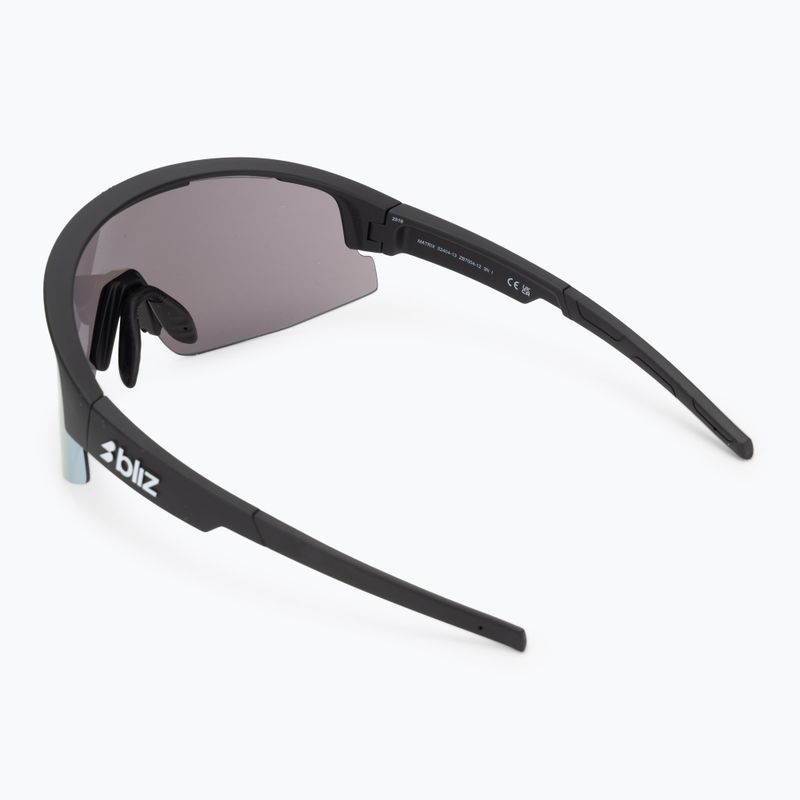 Okulary przeciwsłoneczne Bliz Matrix matte black/smoke/ice blue multi 2
