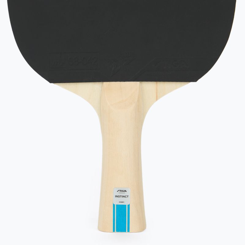 Rakietka do tenisa stołowego STIGA Hobby Instinct black/red 4