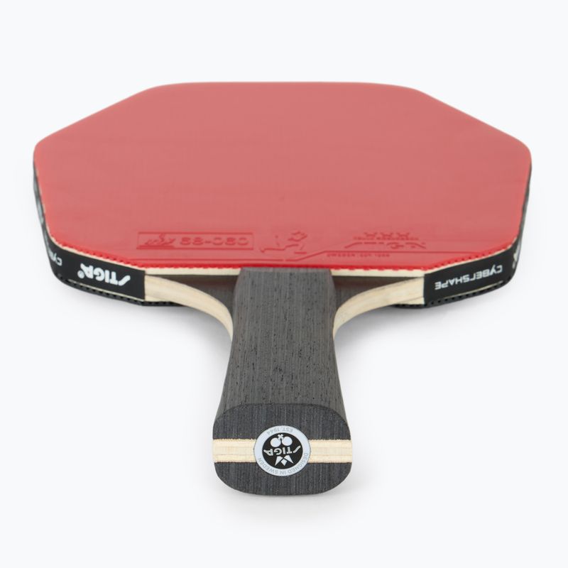 Rakietka do tenisa stołowego STIGA Cybershape Future 3-Star black/red 2