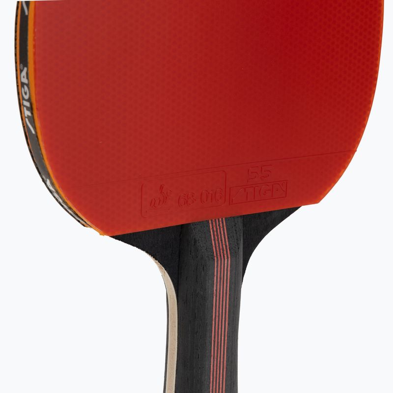 Rakietka do tenisa stołowego STIGA Flexure V2 5-Star black/red 5