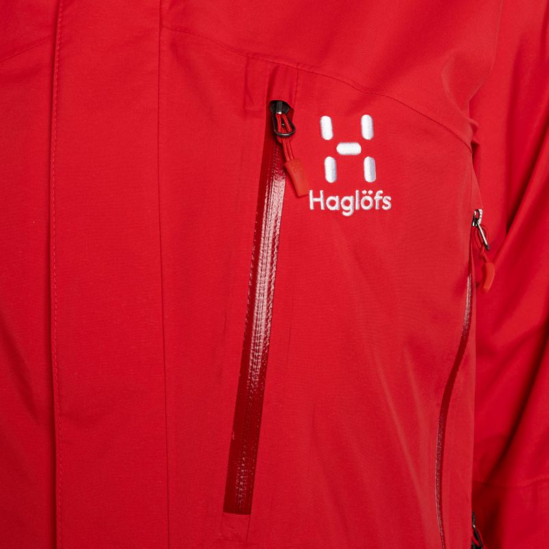 Kurtka przeciwdeszczowa damska Haglöfs Astral GTX scarlet red 4