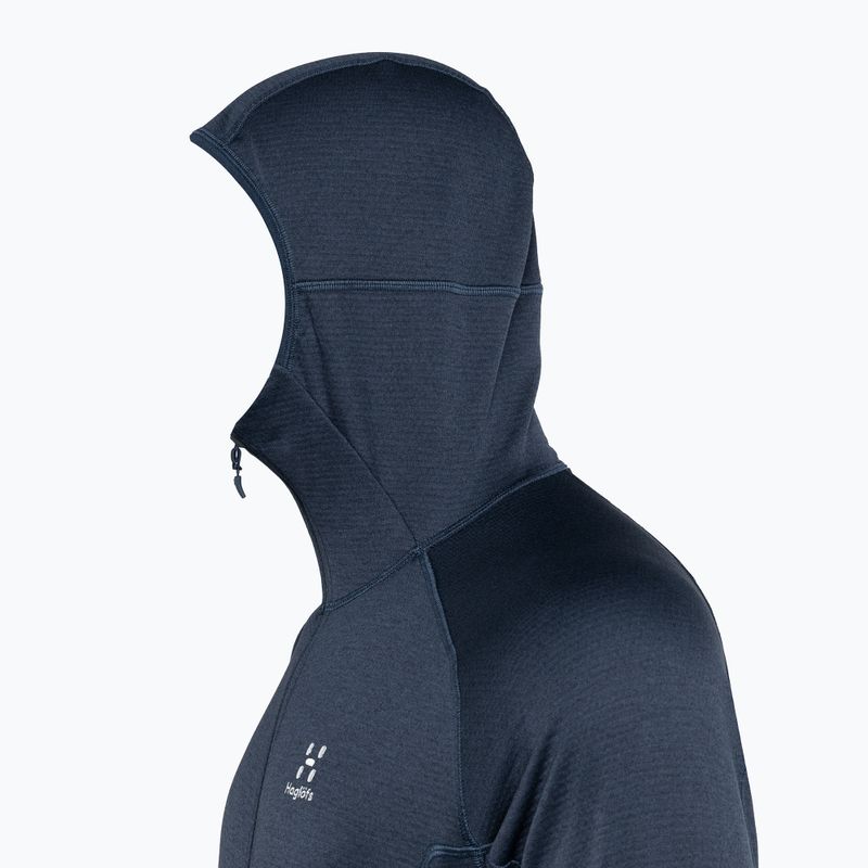 Bluza trekkingowa męska Haglöfs Skuta Hood tarn blue 6