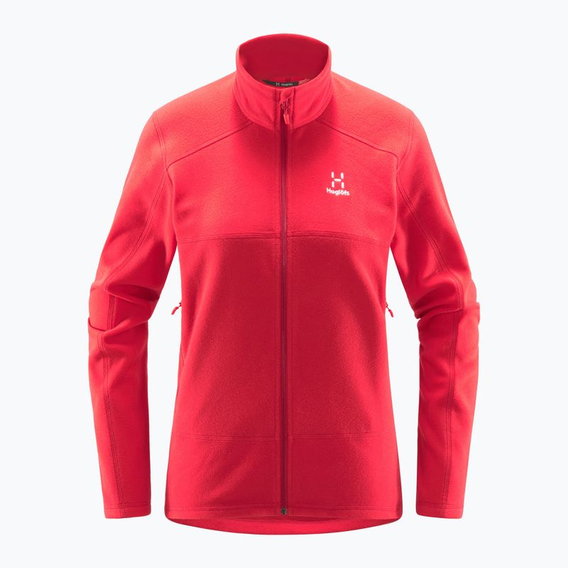 Bluza trekkingowa damska Haglöfs Buteo Mid scarlet red 5