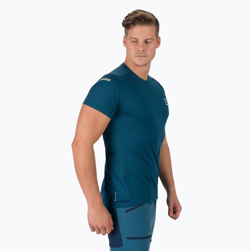 Koszulka trekkingowa męska Haglöfs L.I.M Tech Tee dark ocean 3