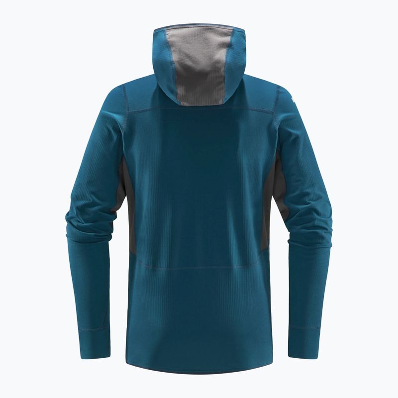 Bluza trekkingowa męska Haglöfs L.I.M Mid Comp Hood dark ocean/magnetite 2