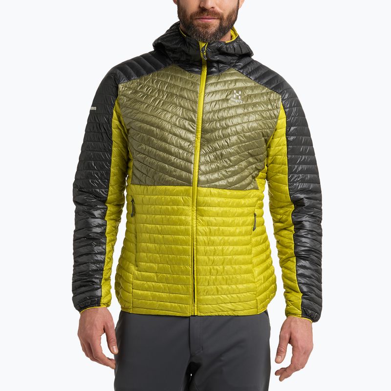 Kurtka męska Haglöfs L.I.M Mimic Hood aurora/olive green
