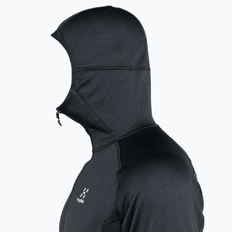 Bluza trekkingowa męska Haglöfs Skuta Hood true black 5