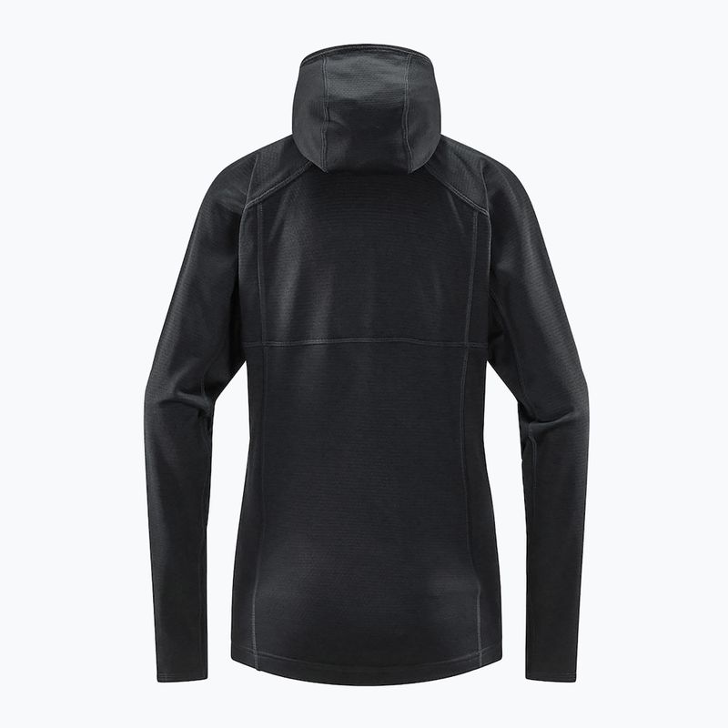 Bluza trekkingowa damska Haglöfs Skuta Hood true black 2