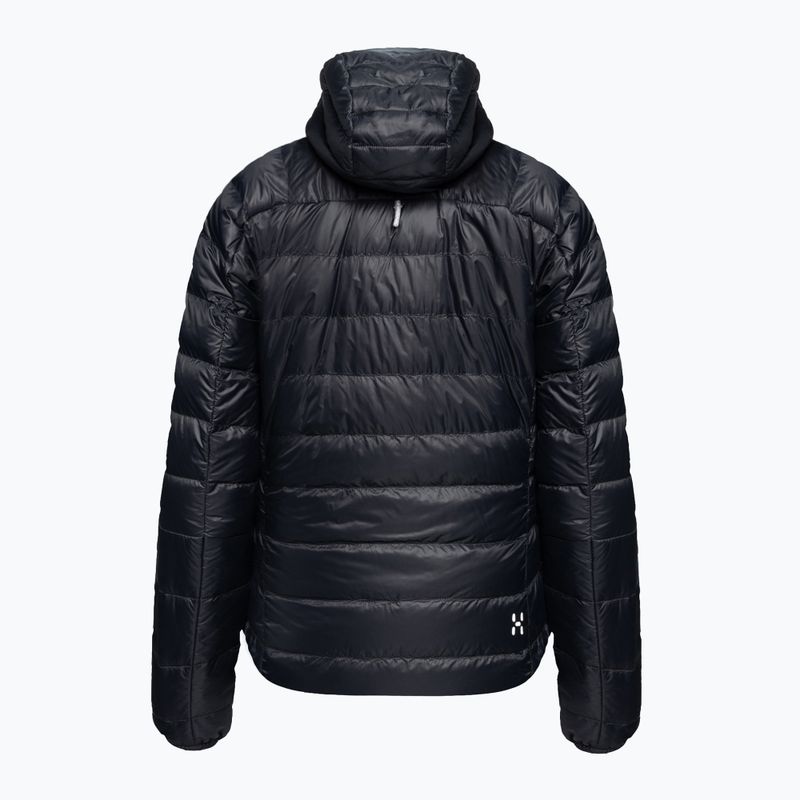 Kurtka puchowa damska Haglöfs L.I.M Down Hood true black 2