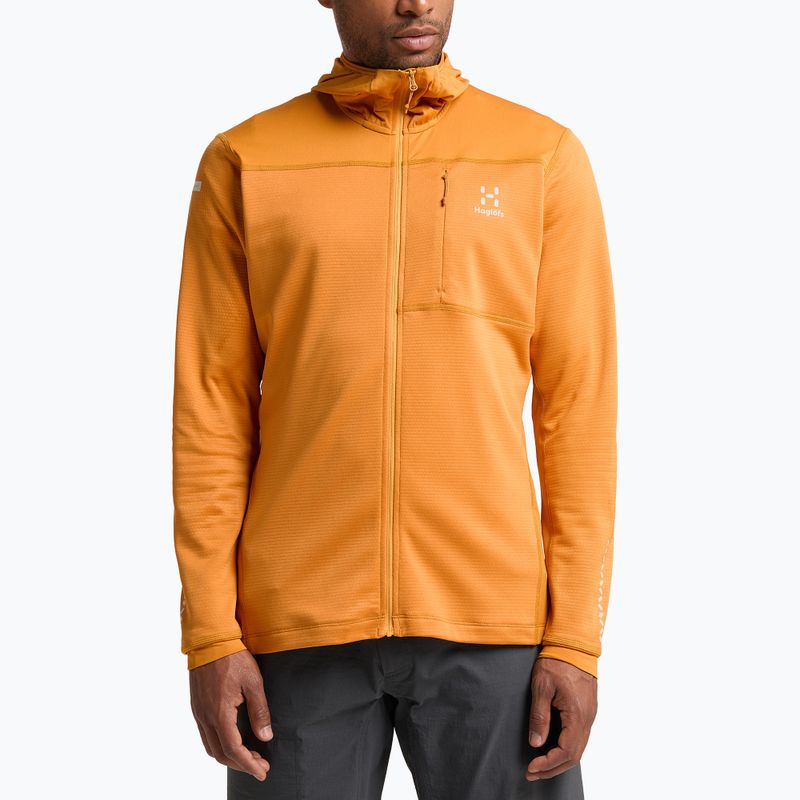 Bluza trekkingowa męska Haglöfs L.I.M Mid Multi Hood desert yellow