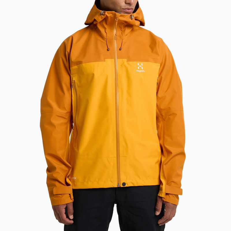 Kurtka przeciwdeszczowa męska Haglöfs ROC Flash GTX sunny yellow/desert yellow