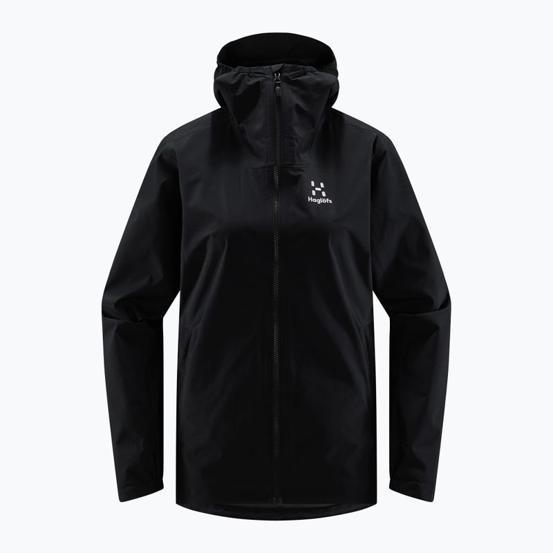 Kurtka przeciwdeszczowa damska Haglöfs Korp Proof true black 4
