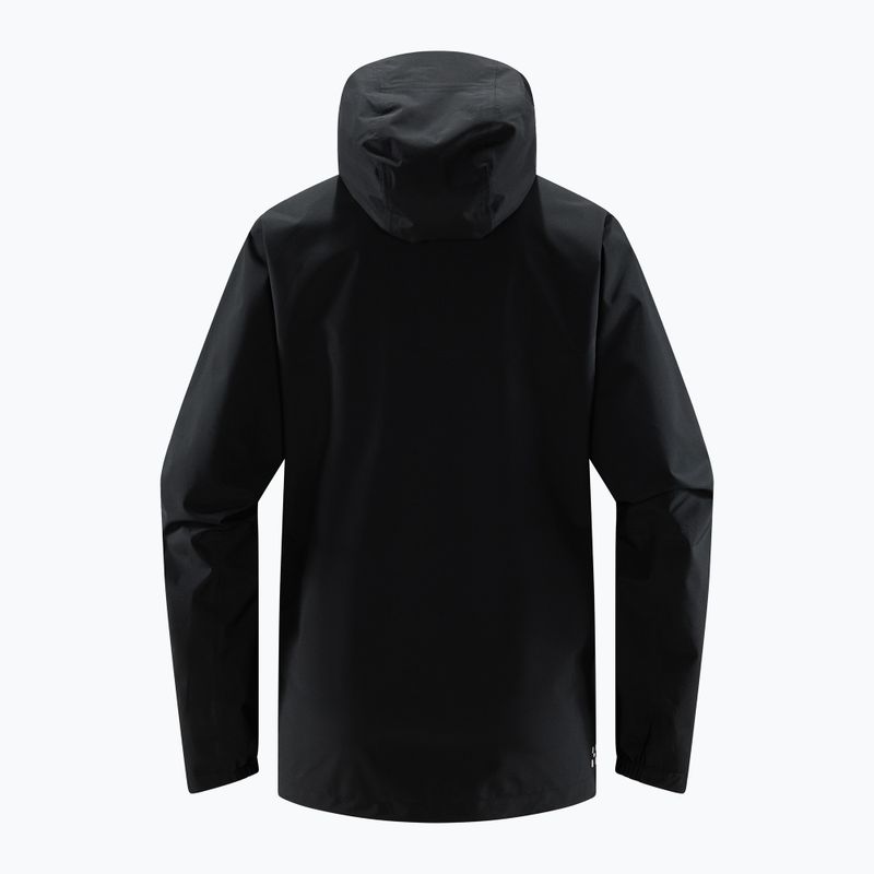 Kurtka przeciwdeszczowa damska Haglöfs Korp Proof true black 5
