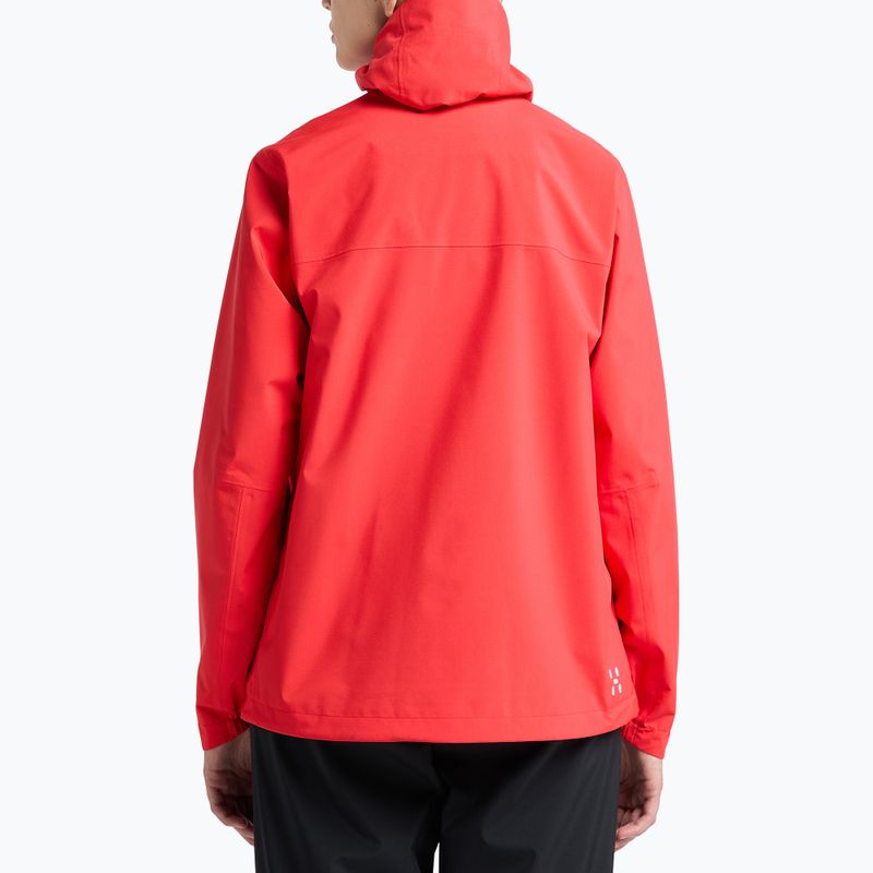 Kurtka przeciwdeszczowa damska Haglöfs Korp Proof poppy red 3