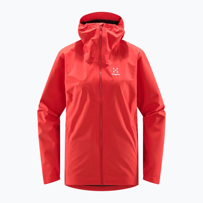 Kurtka przeciwdeszczowa damska Haglöfs Korp Proof poppy red 4