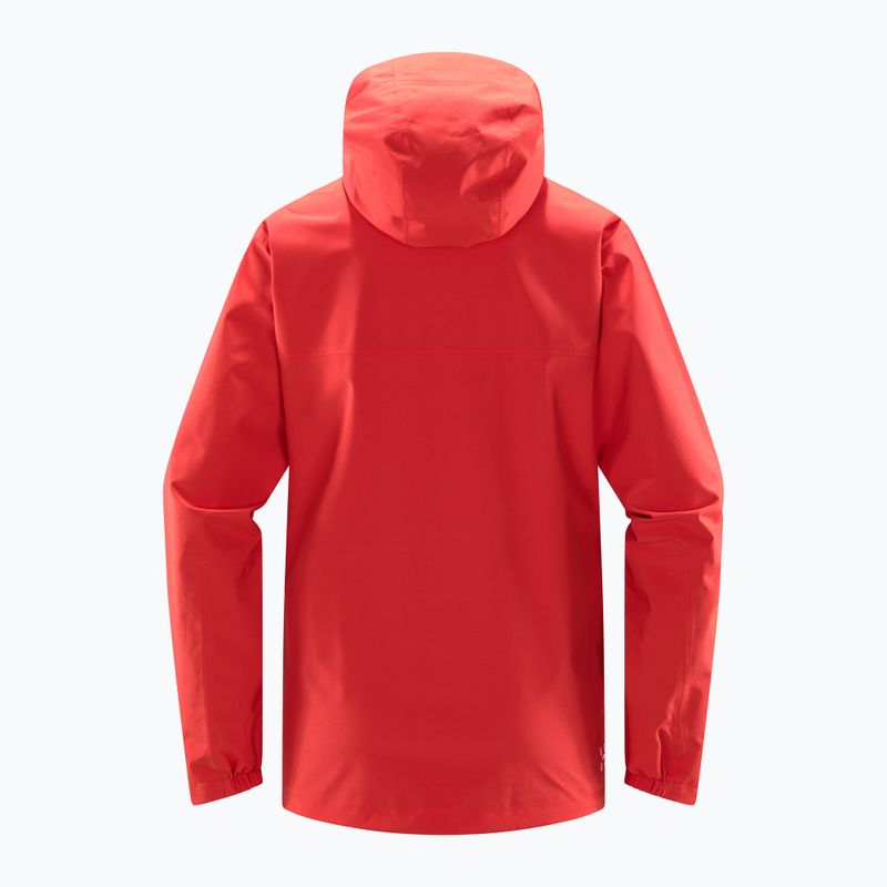 Kurtka przeciwdeszczowa damska Haglöfs Korp Proof poppy red 5