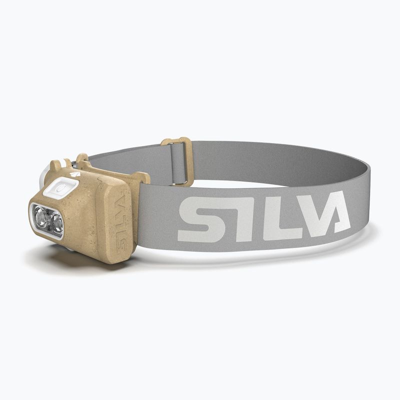 Latarka czołowa Silva Terra Scout H szara/beżowa