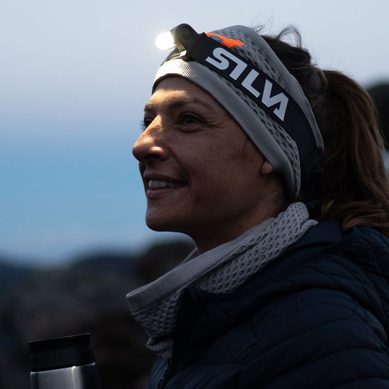 Latarka czołowa Silva Trail Runner Free 2 Ultra szara 10
