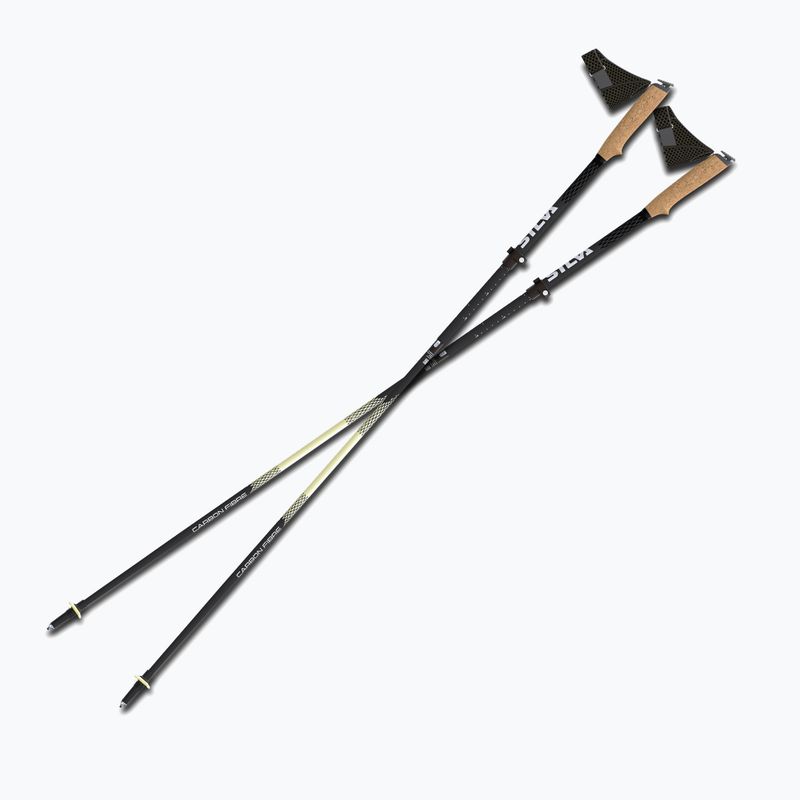 Kije biegowe Silva Running Poles Carbon Z Adjustable black