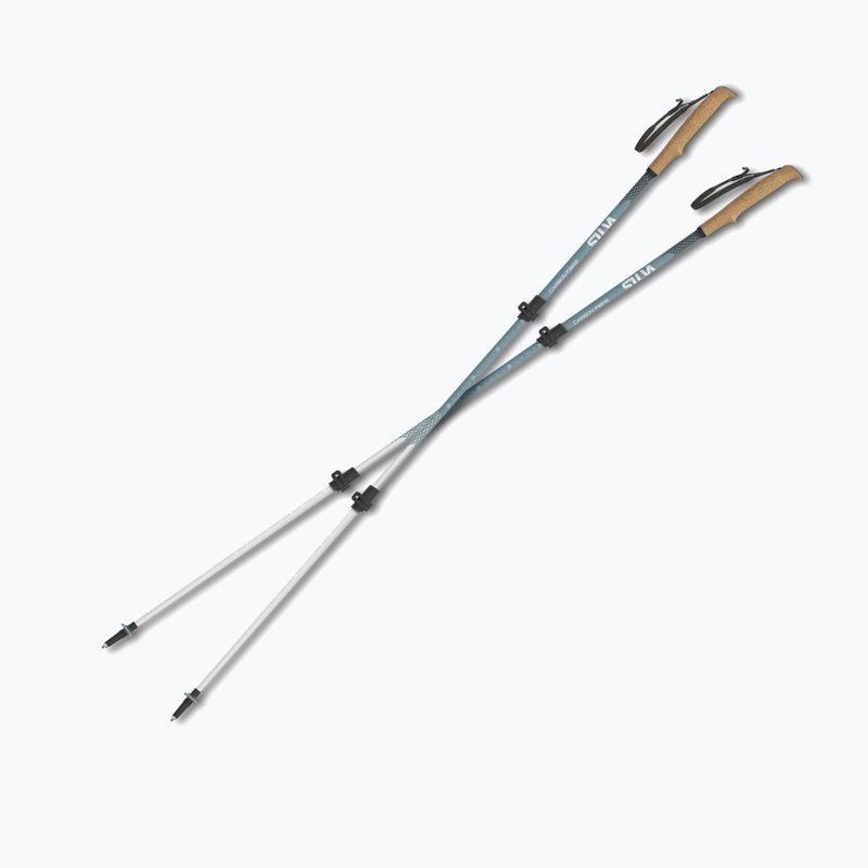 Kije trekkingowe Silva Trekking Poles Alu Tele black 2