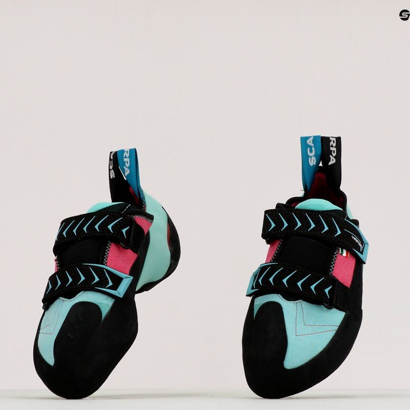 Buty wspinaczkowe damskie SCARPA Vapor V dahlia/aqua 9