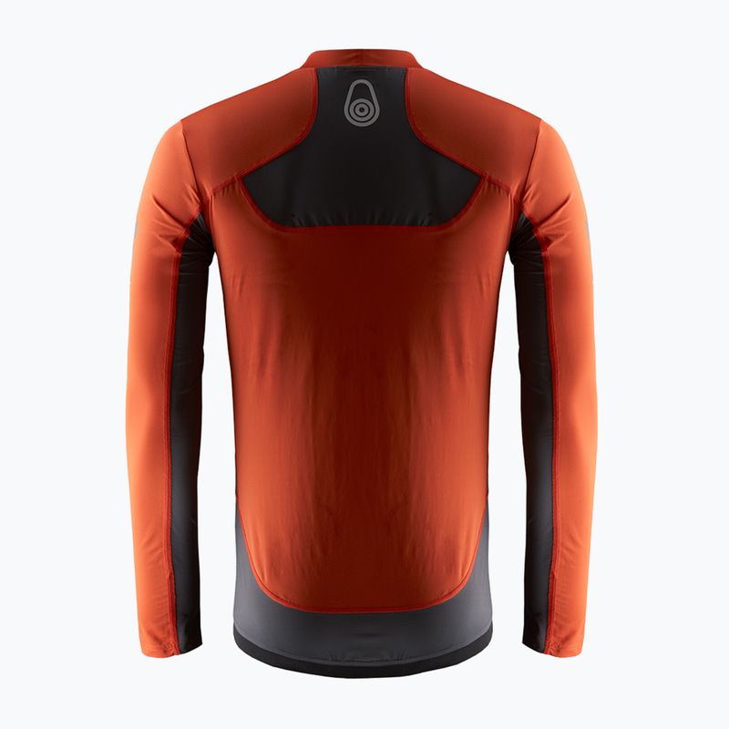 Longsleeve żeglarski męski Sail Racing Reference LS Rashguard fiery red 2