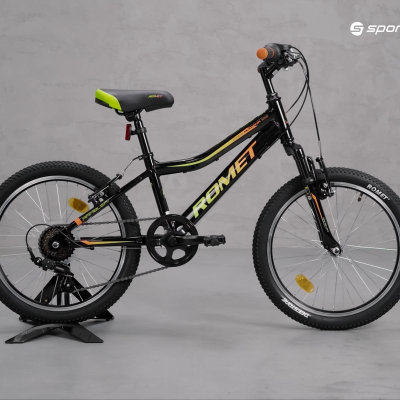 Rower dziecięcy Romet Rambler 20 Kid 2 czarny/pomarańczowy 15