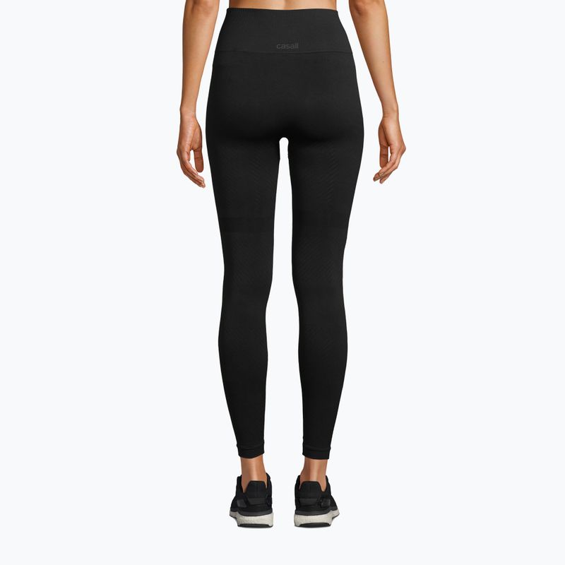 Legginsy damskie Casall Essential Block Seamless High Waist black 3