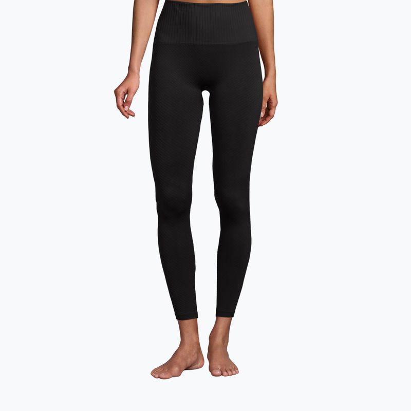Legginsy damskie Casall Seamless Graphical Rib High Waist black 2