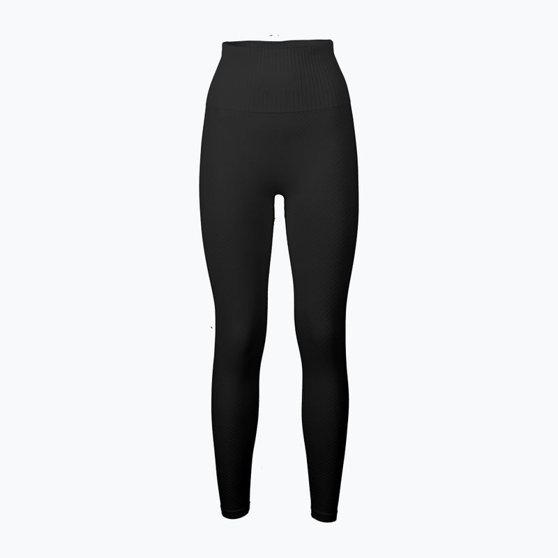 Legginsy damskie Casall Seamless Graphical Rib High Waist black 4