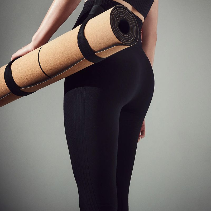 Legginsy damskie Casall Seamless Graphical Rib High Waist black 5