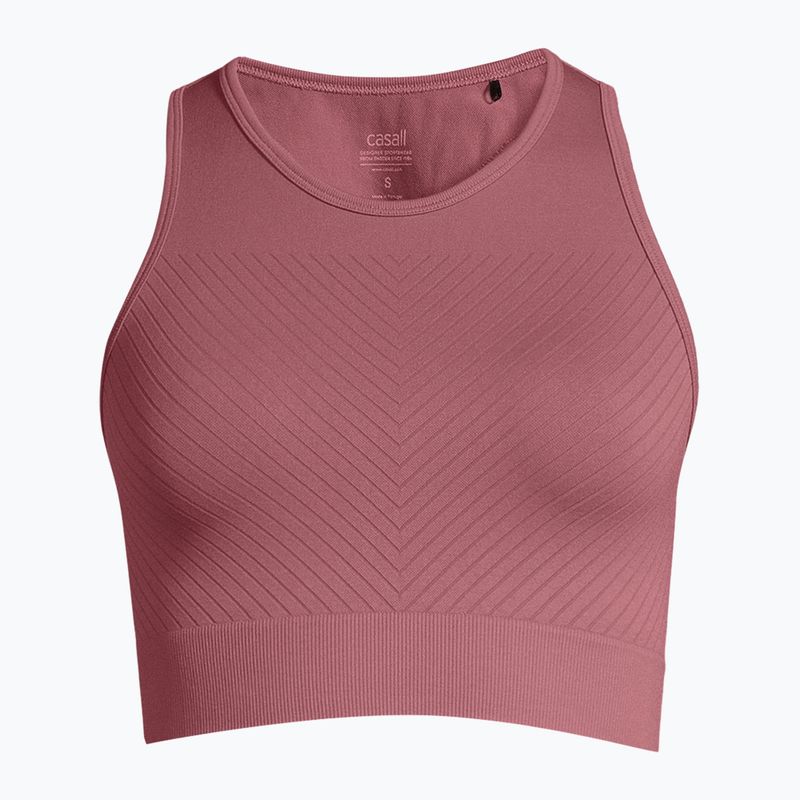 Top treningowy damski Casall Essential Block Seamless Sport mineral pink 4