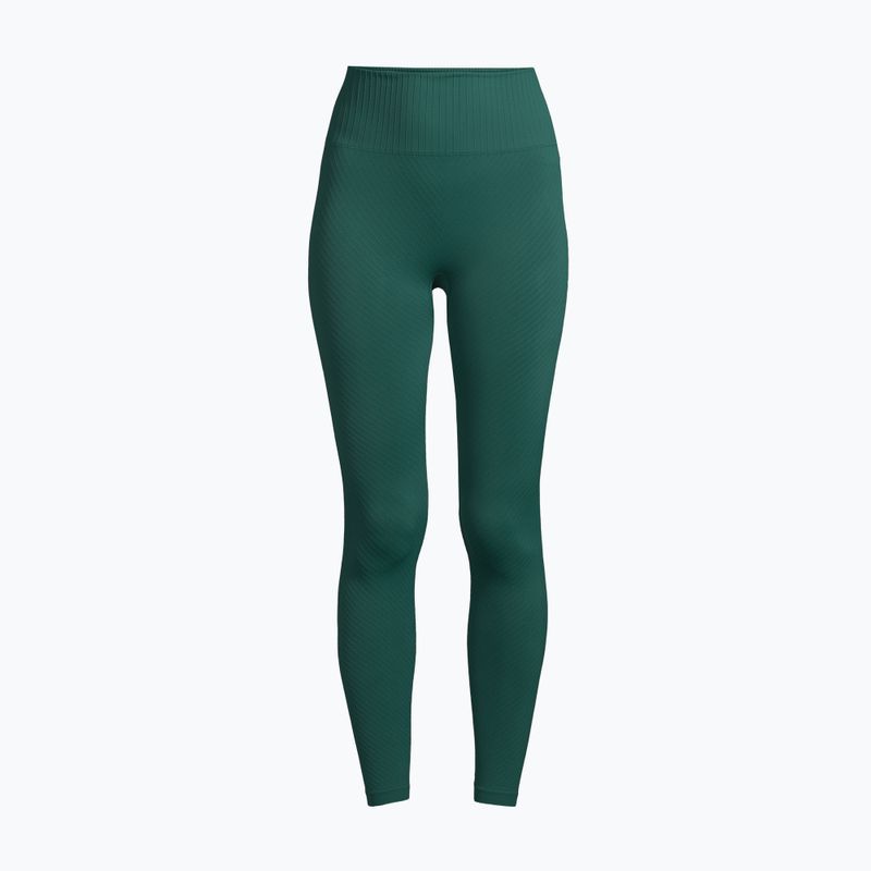 Legginsy damskie Casall Seamless Graphical Rib High Waist garden green 2