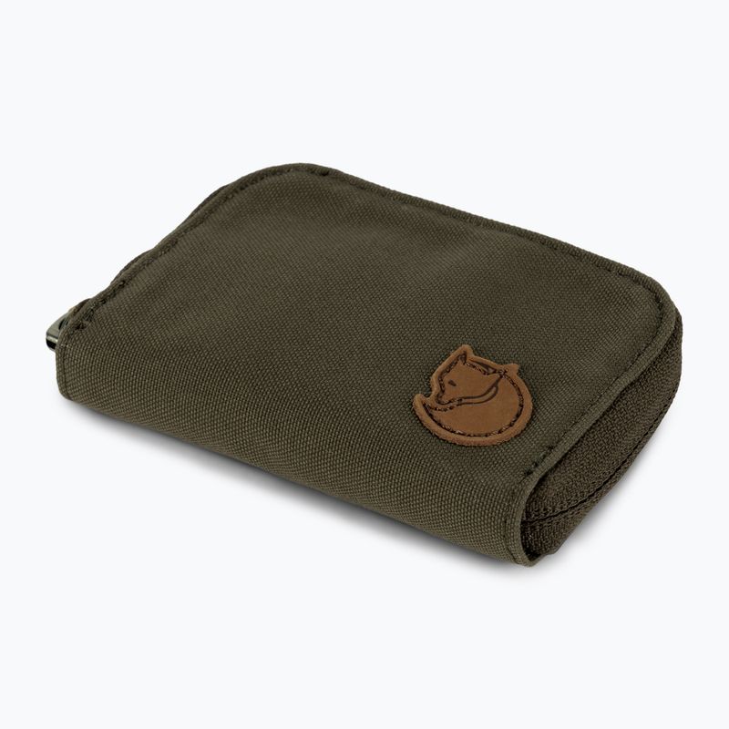 Portfel Fjällräven Zip Card Holder dark olive