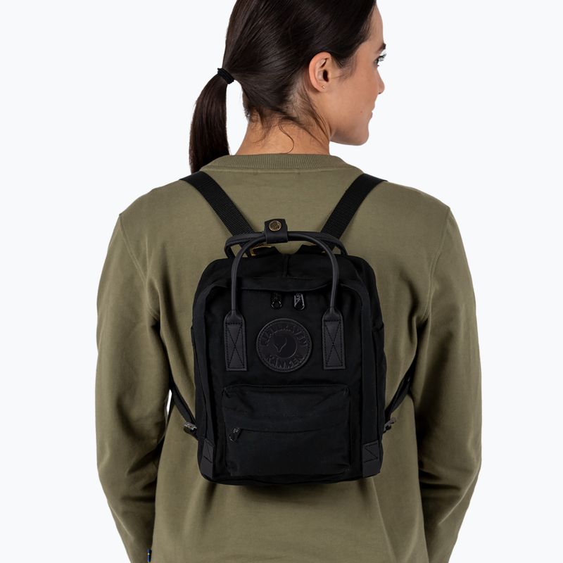 Plecak Fjällräven Kånken No. 2 Black Mini 7 l back 2