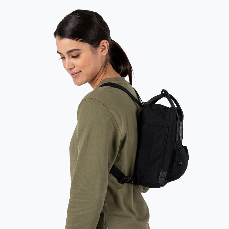 Plecak Fjällräven Kånken No. 2 Black Mini 7 l back 3