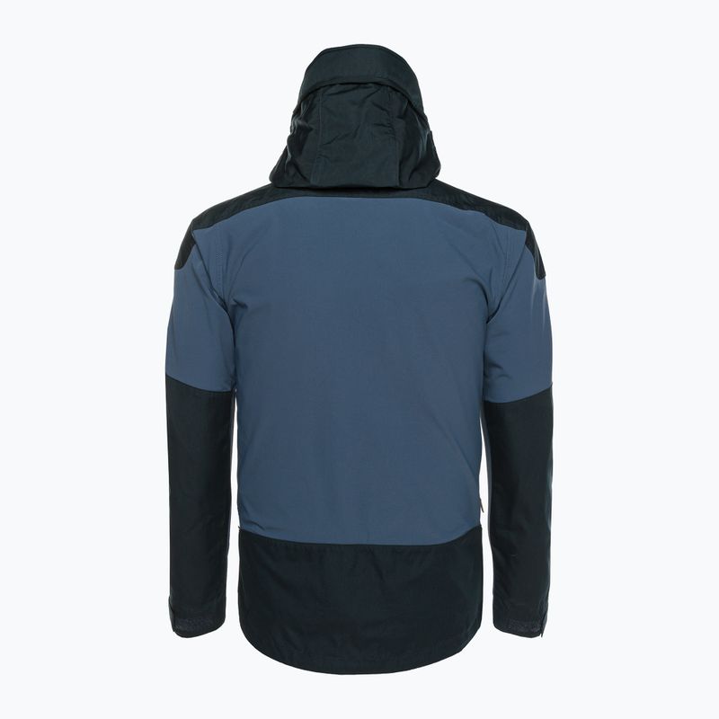 Kurtka przeciwwiatrowa męska Fjällräven Keb dark navy/uncle blue 2