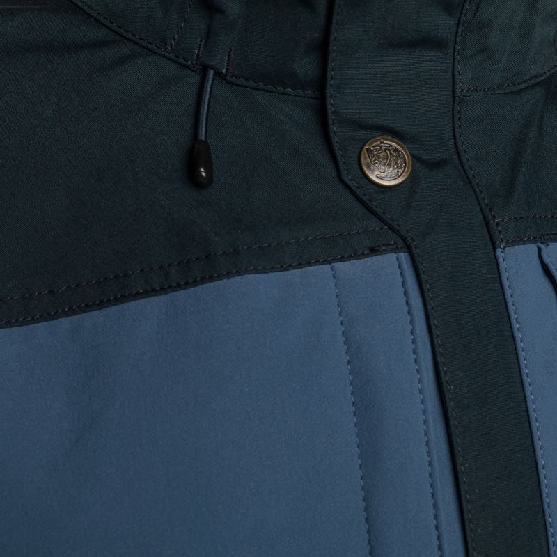 Kurtka przeciwwiatrowa męska Fjällräven Keb dark navy/uncle blue 3