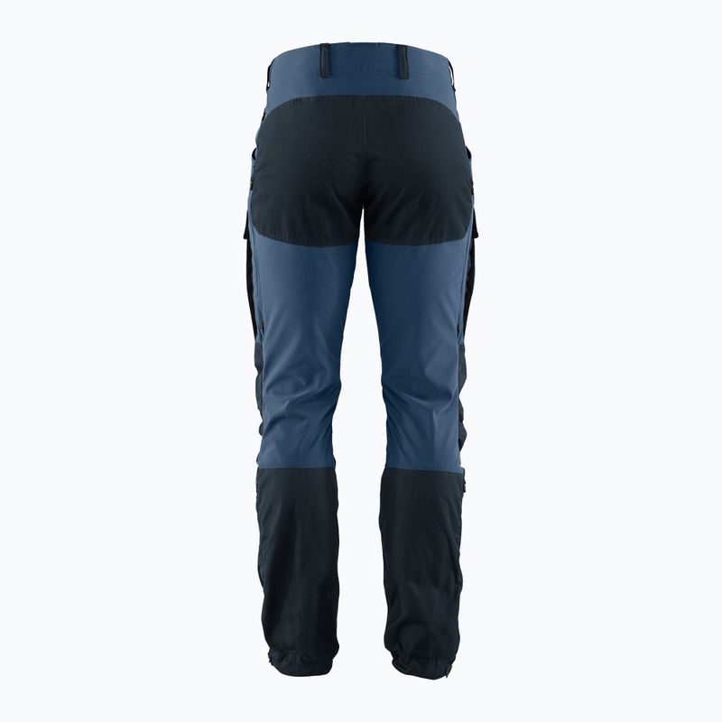 Spodnie trekkingowe męskie Fjällräven Keb Trousers Reg dark navy/uncle blue 5