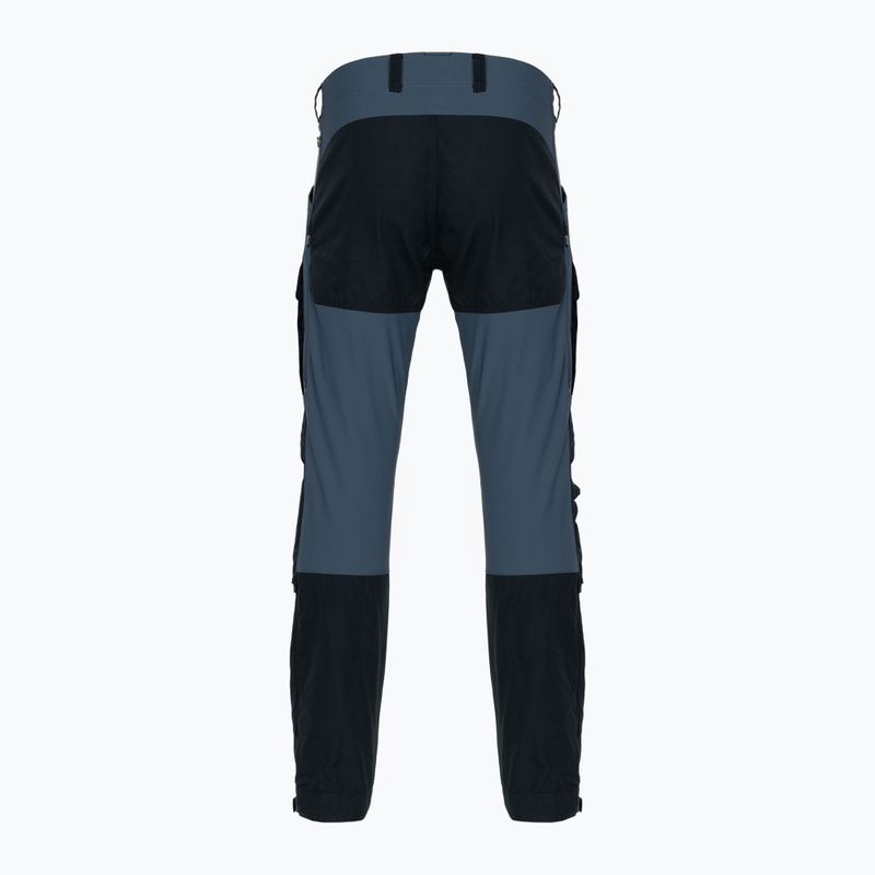 Spodnie trekkingowe męskie Fjällräven Keb Trousers Reg dark navy/uncle blue 2