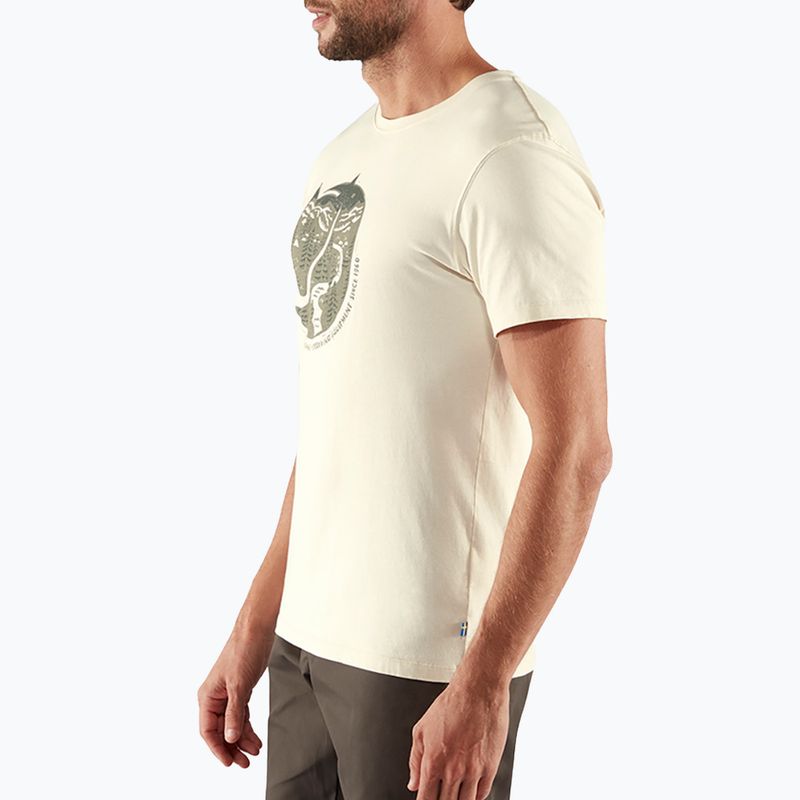Koszulka trekkingowa męska Fjällräven Arctic Fox chalk white