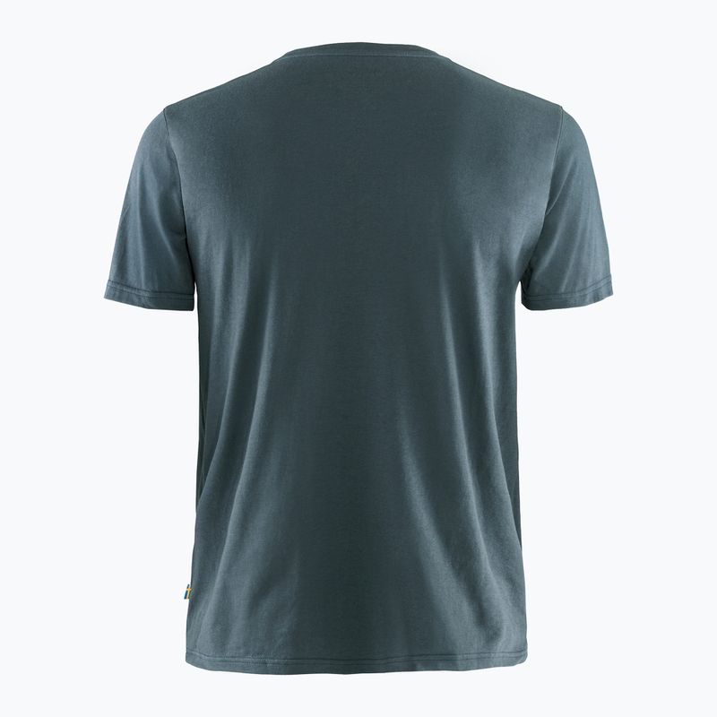Koszulka męska Fjällräven Logo navy 2