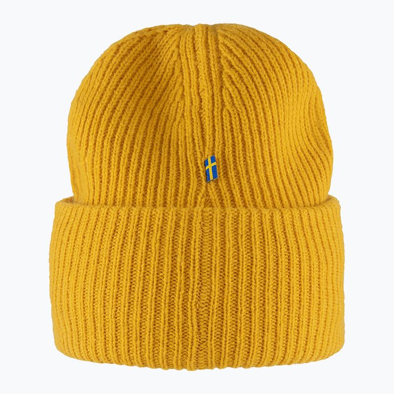Czapka zimowa Fjällräven 1960 Logo Hat mustard yellow 7